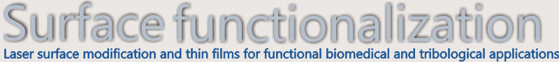 Logo: Surface functionalisation